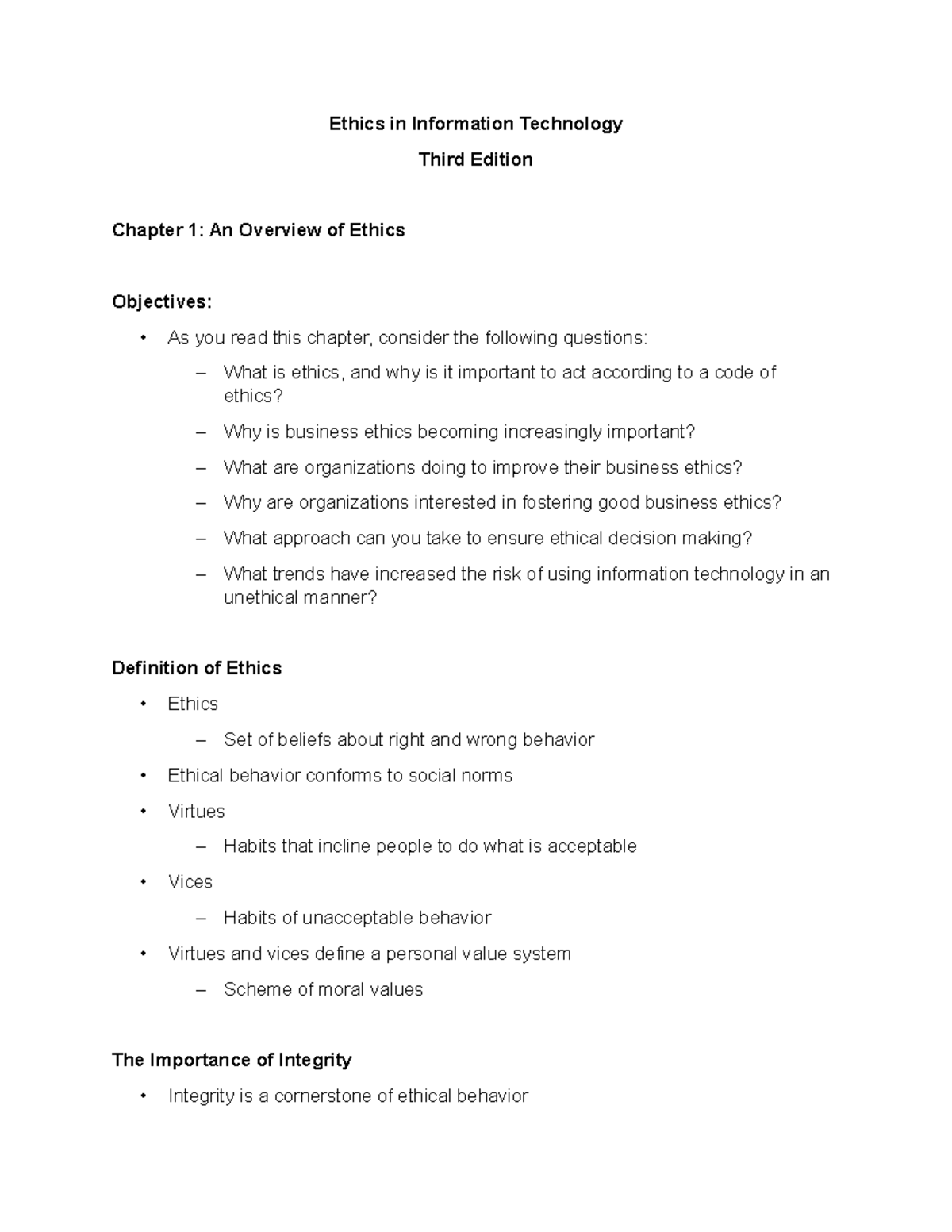 Overview Of Ethics In Tech Practice – PKYGD