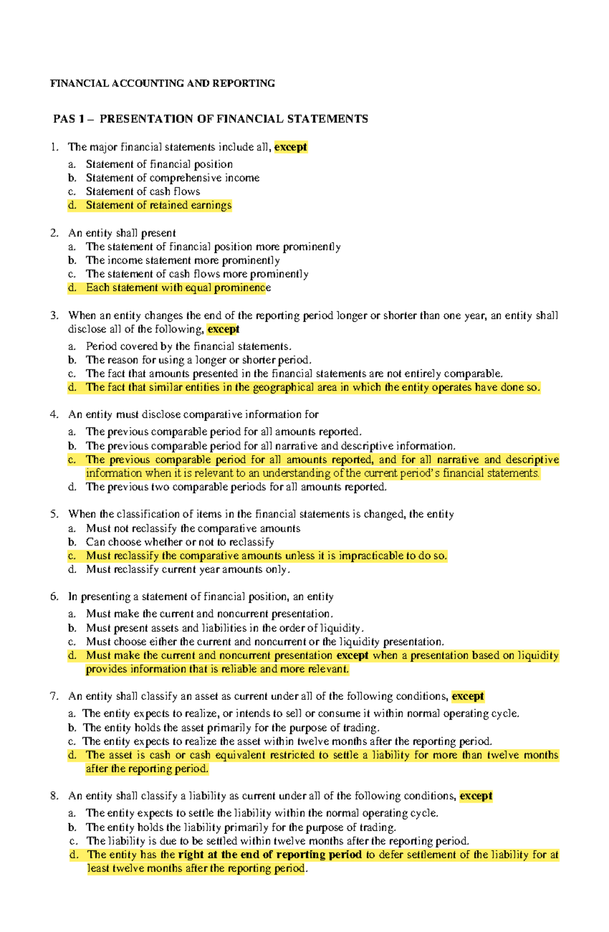 ACC 203 Activity 02 Presentation of FS and Related to Notes - FINANCIAL ...