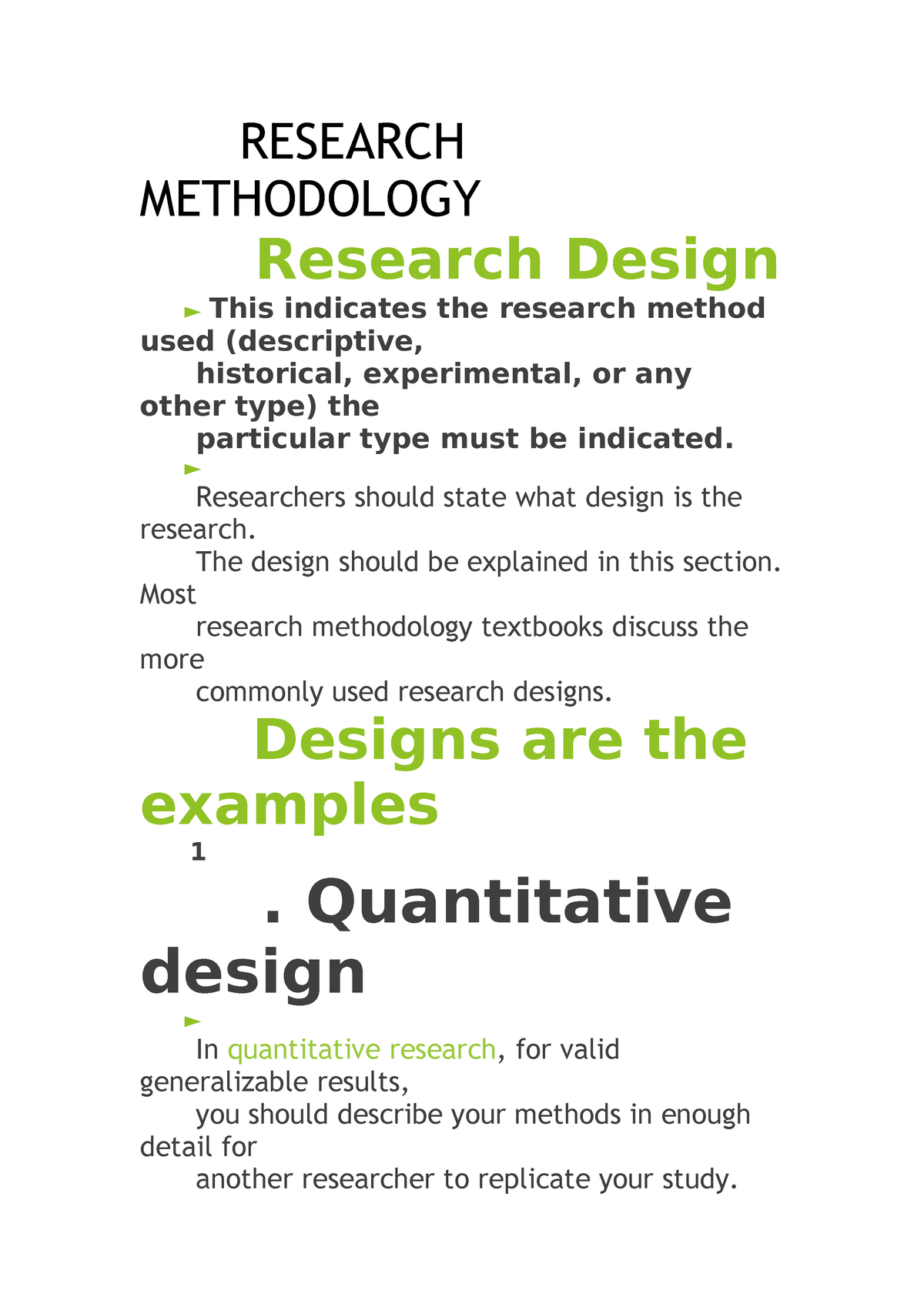 Research Methodology - RESEARCH METHODOLOGY Research Design This ...