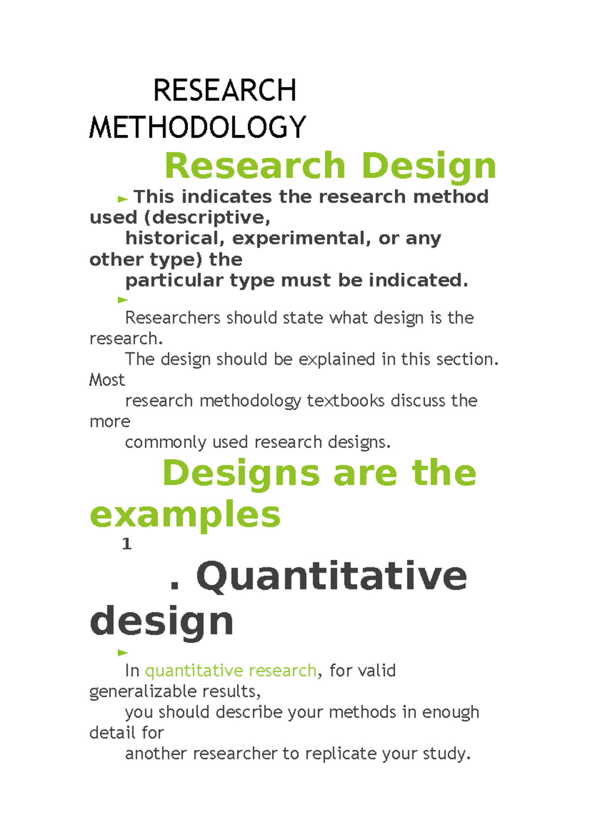 Research Methodology - RESEARCH METHODOLOGY Research Design This ...