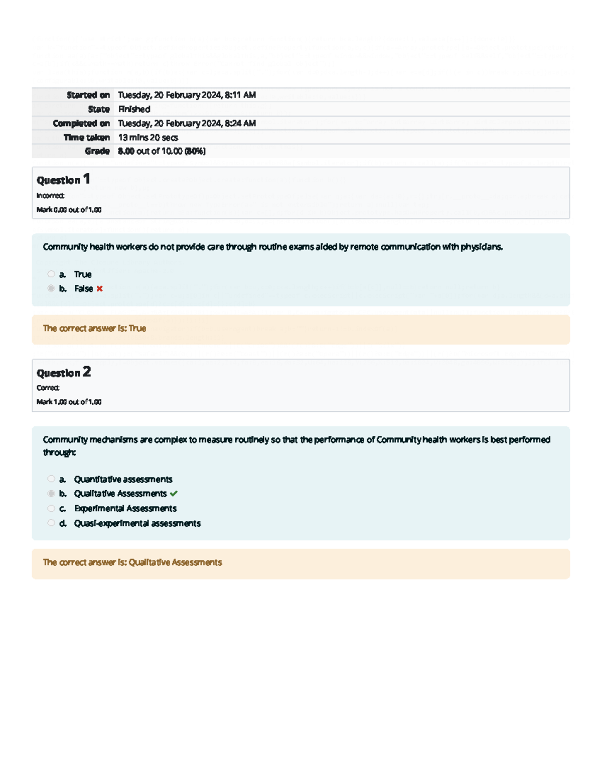 HS 3814 Self-Quiz Unit 3 Attempt review Home - Started on Tuesday, 20 ...