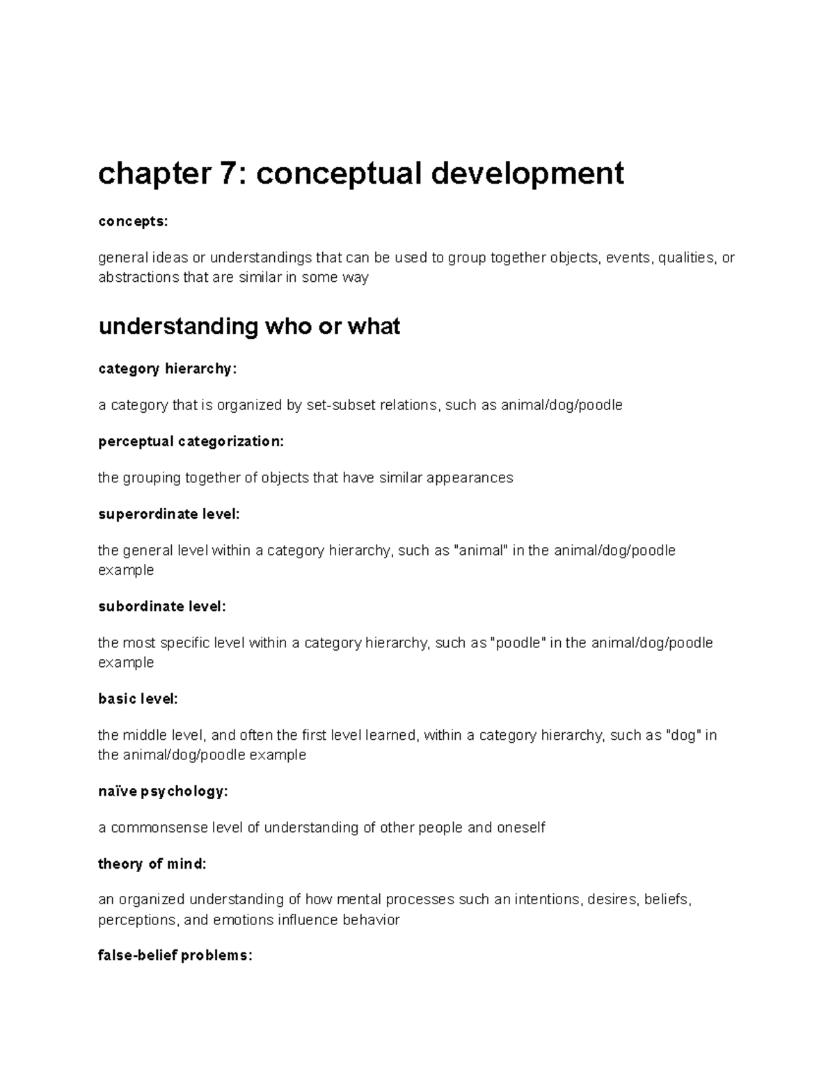 Chapter 7 conceptual development - chapter 7: conceptual development ...