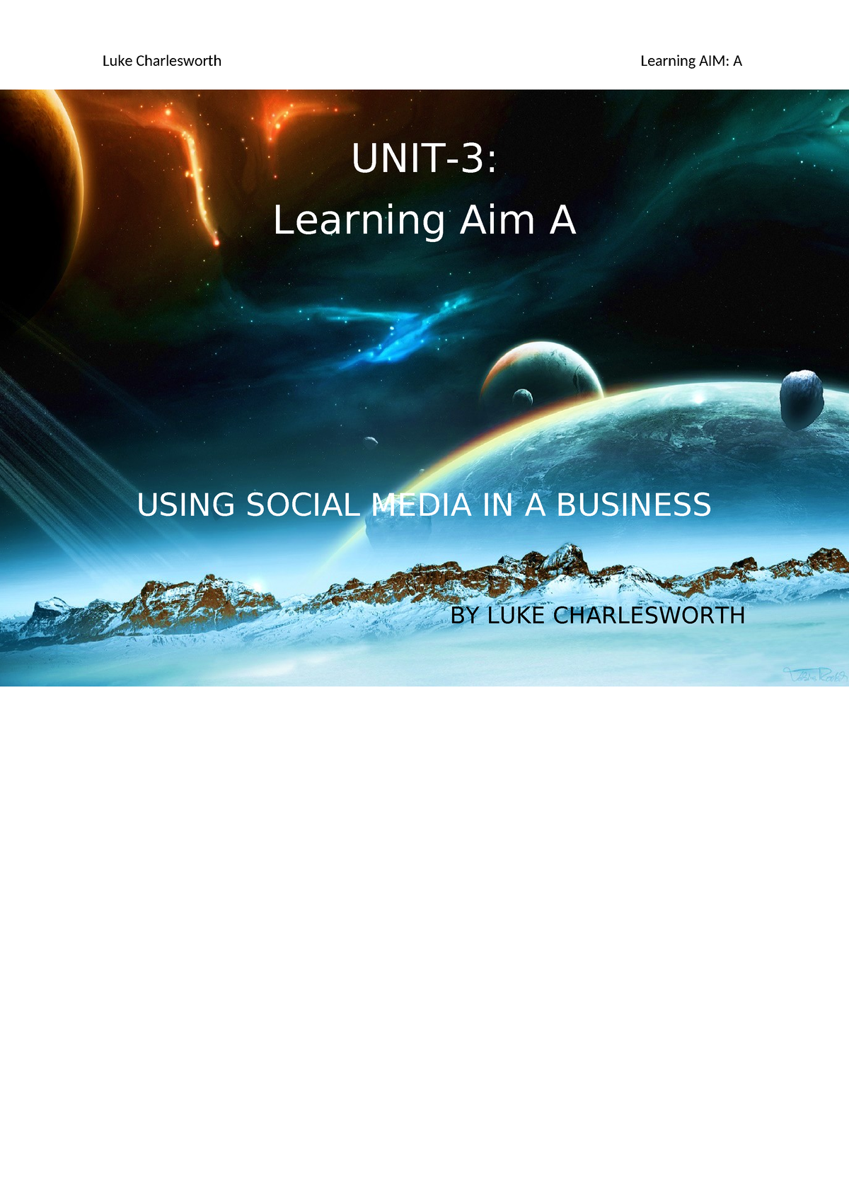 UNIT 3 Learning Aim A - This Is An Assignment For My ICT - UNIT-3 ...