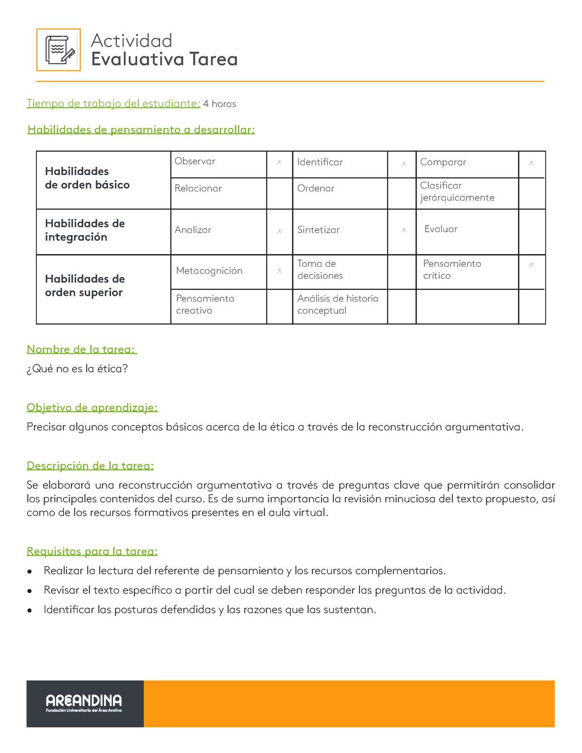 Tarea E1 Etica Profesional Actividad Evaluativa Tarea Nombre De La Tarea ¿qué No Es La ética 4664