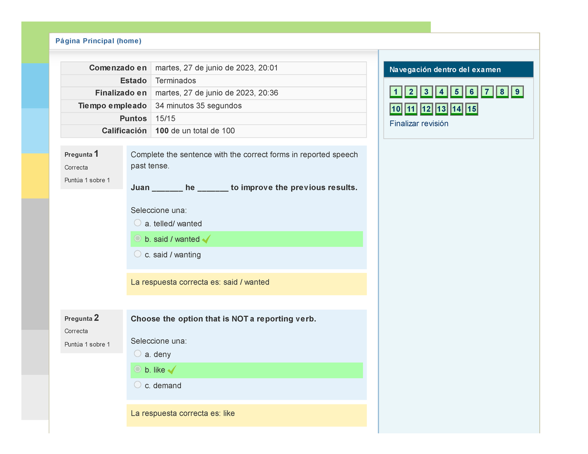 assignment 3 questionnaire unit 2 idioma extranjero iv uveg