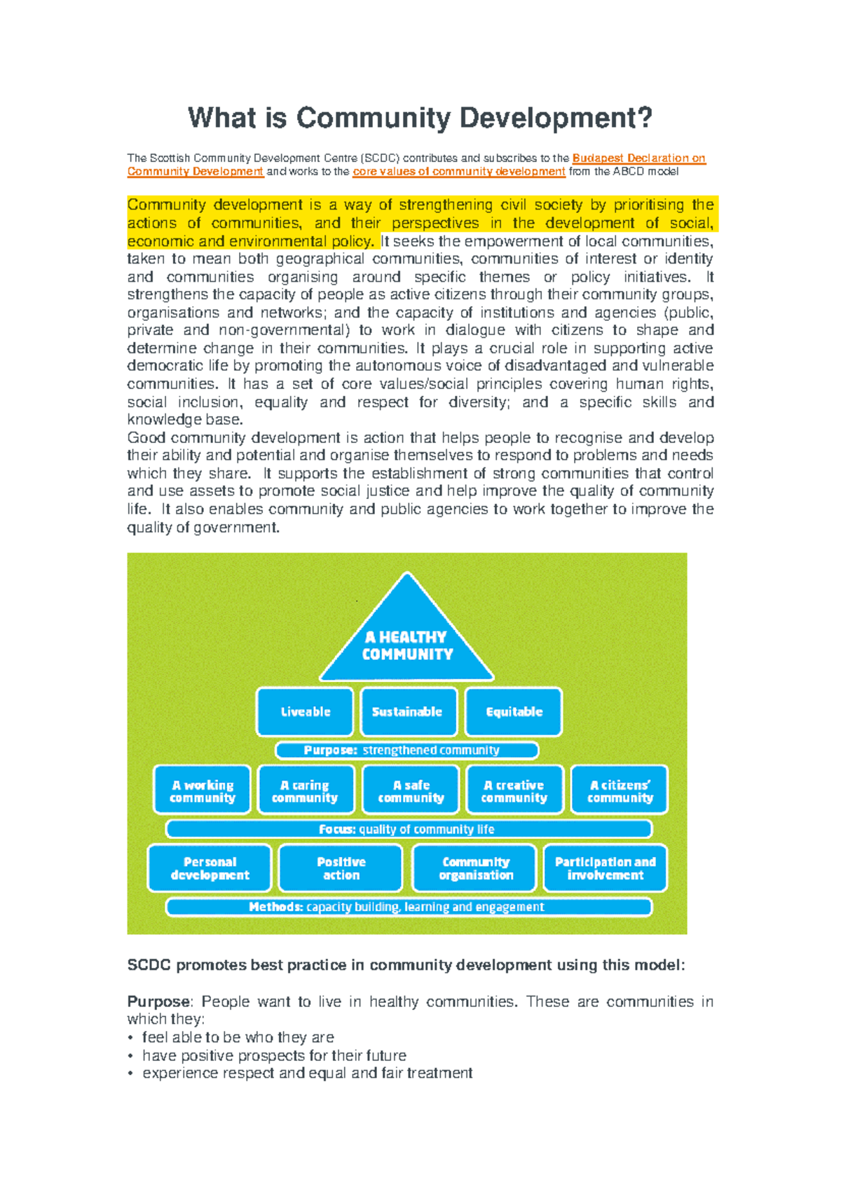Whatis Community Development - What is Community Development? The ...