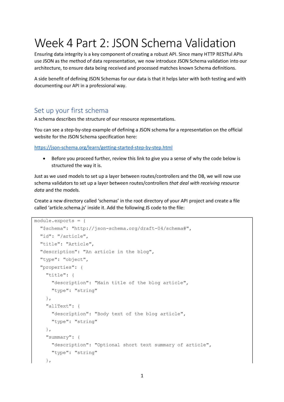 json schema wikipedia