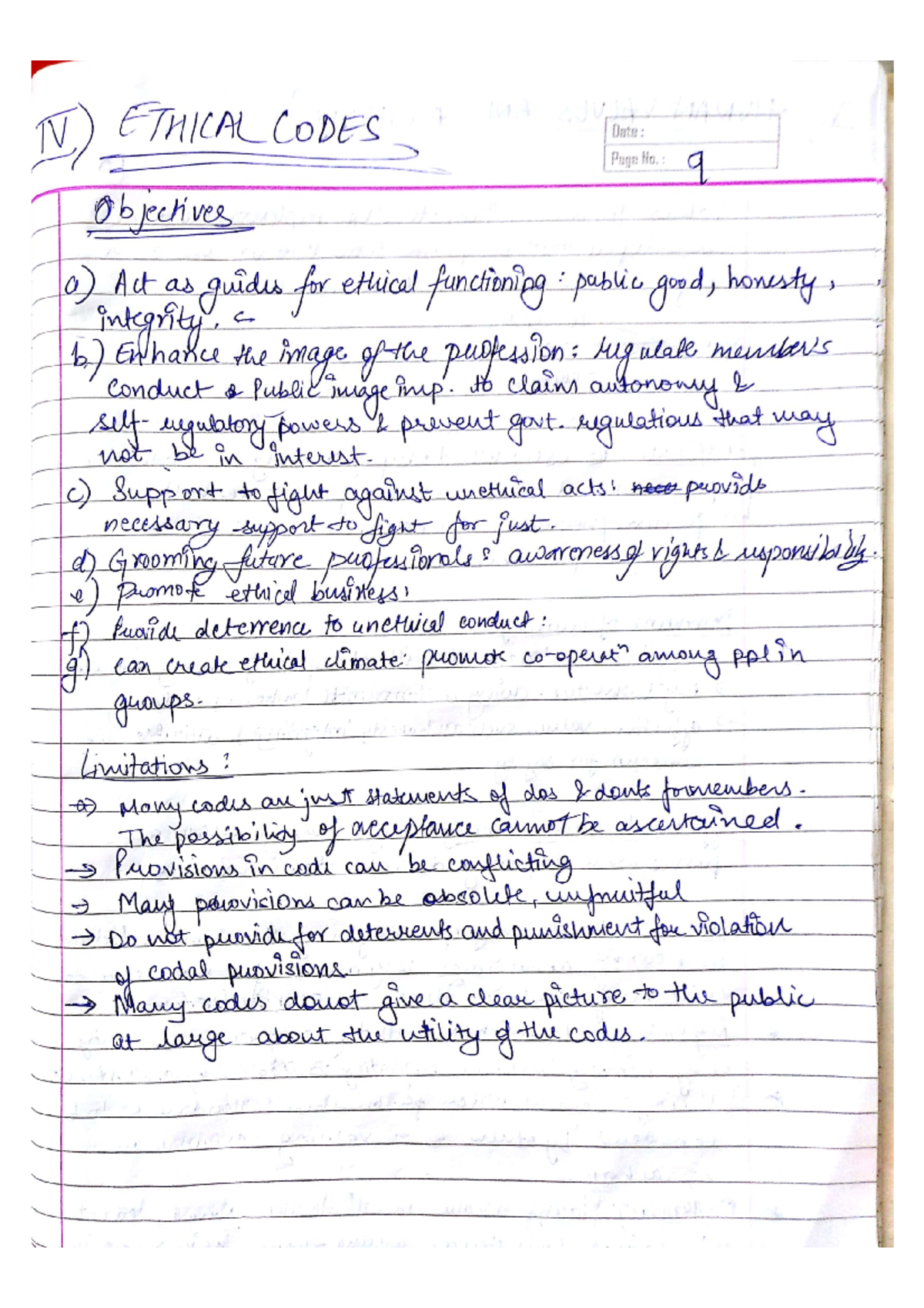 HU Complete Notes-3 - Lecture notes 3 - Professional ethics - Studocu