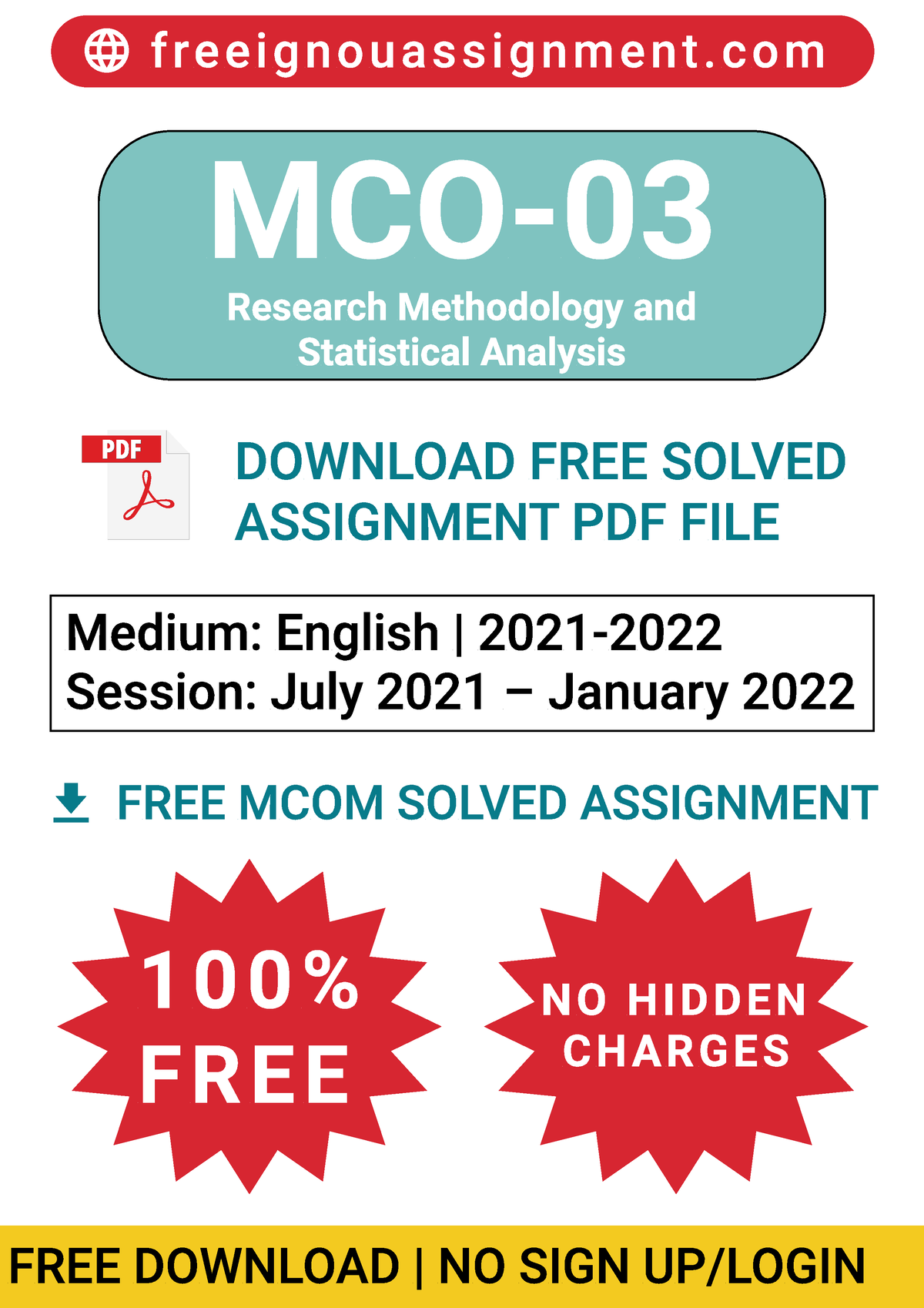 solved assignment of mco 03