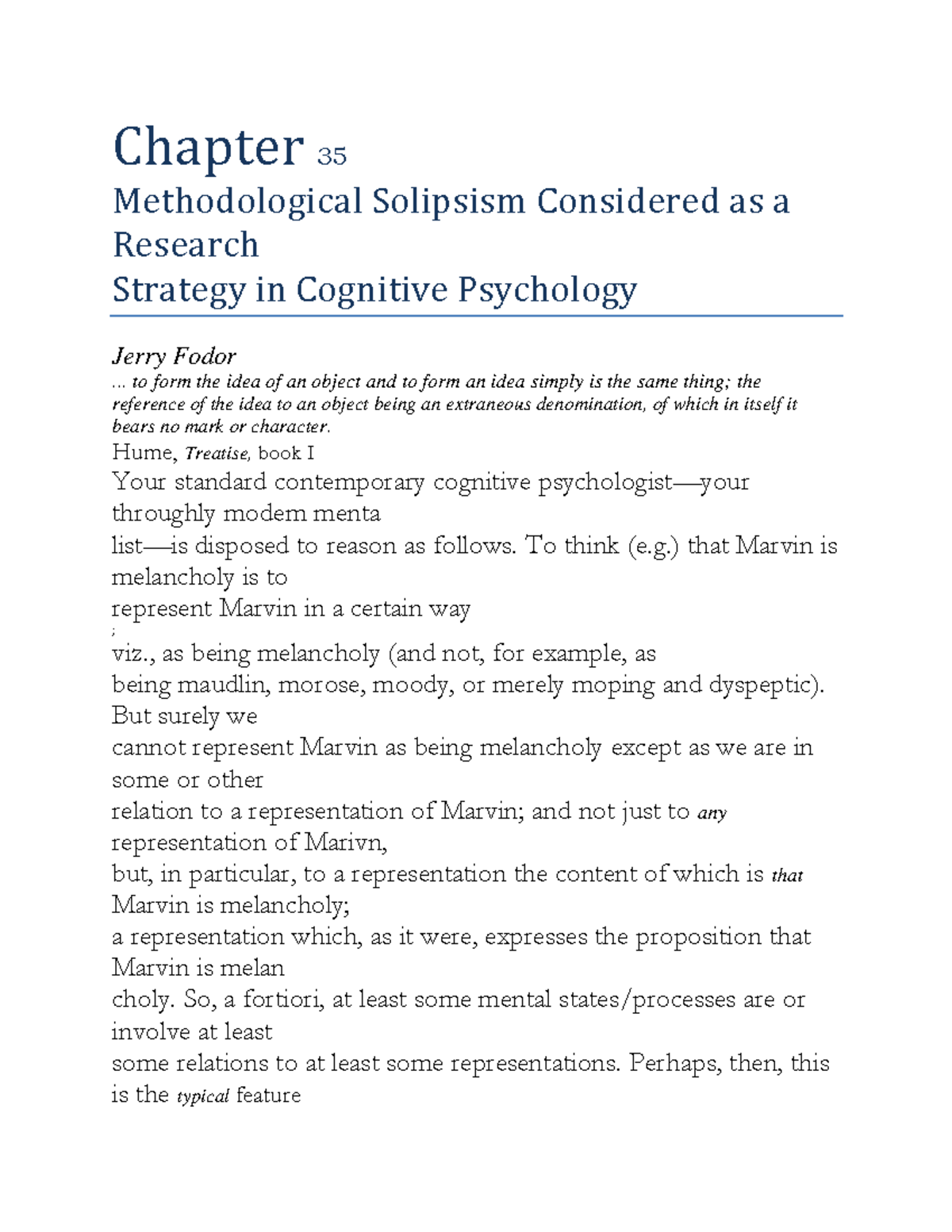 Chapter 35 Methodological Solipsism Considered as a Research - Chapter ...