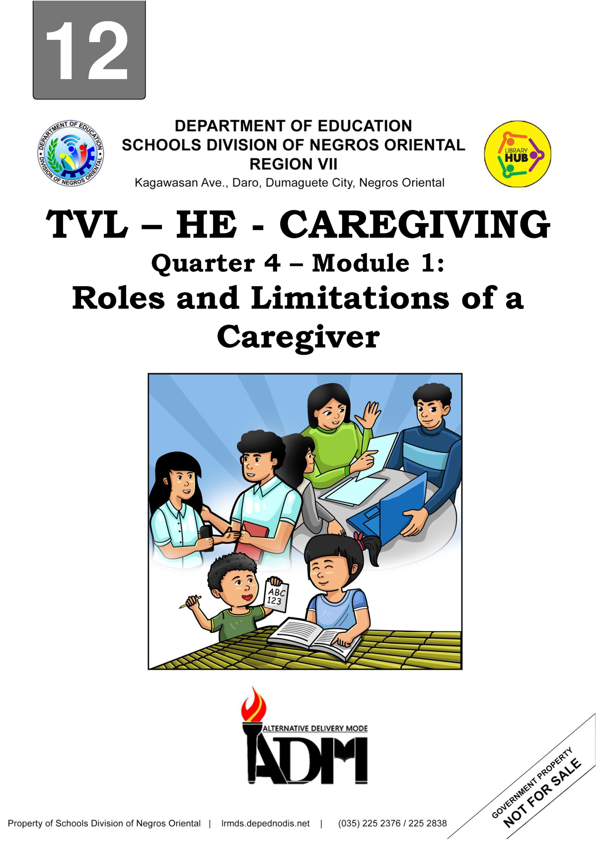 Caregiving-12 Module-1 4th-quarter - 11 12 TVL – HE - CAREGIVING ...