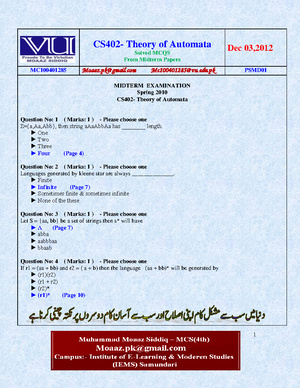 Mth202 Midterm Mcqs Solved With References By Moaaz 1 - LATSEST MCQS ...