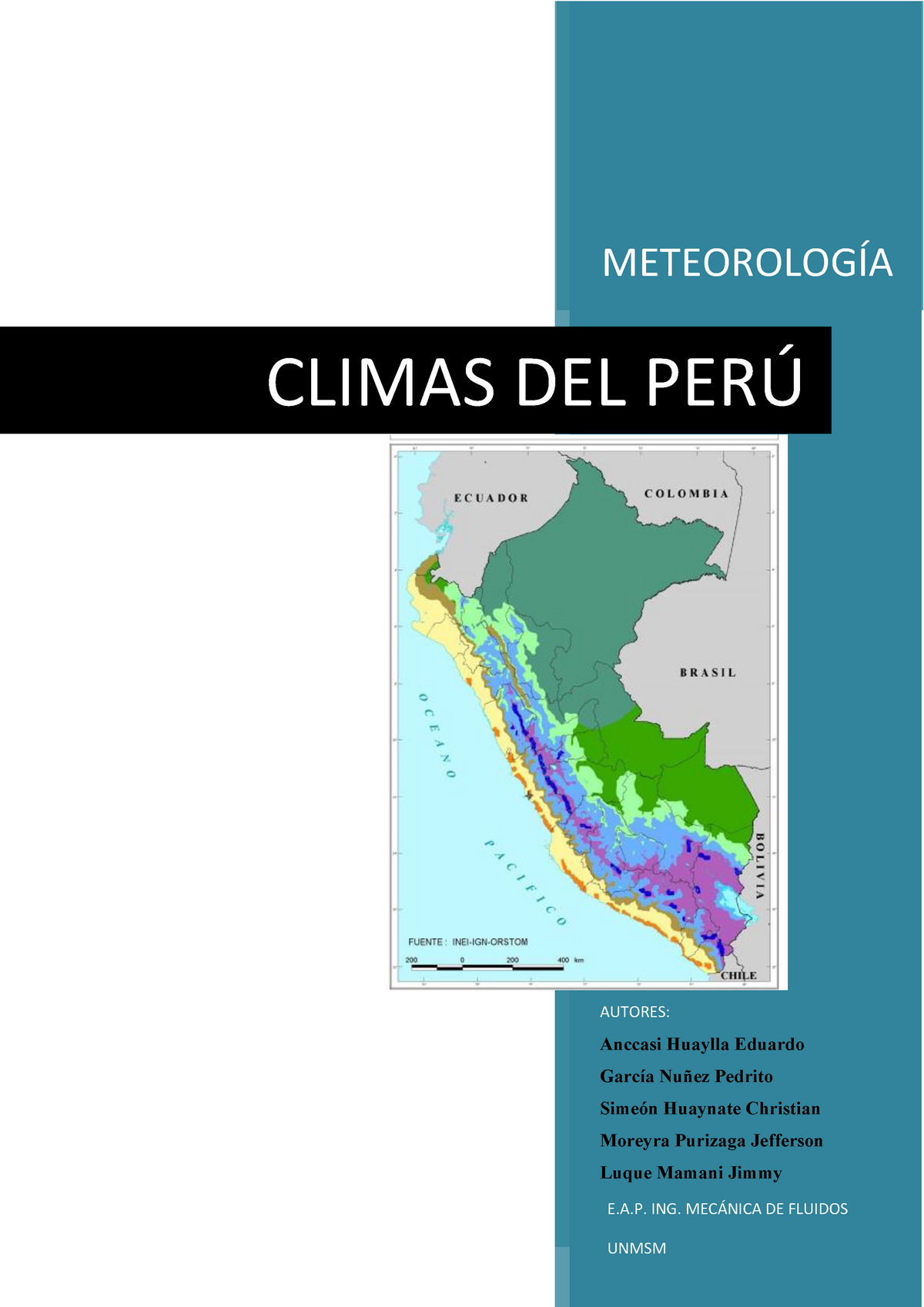 Climas Del Perú - Metereología 124 METEOROLOG CLIMAS DEL PER AUTORES ...