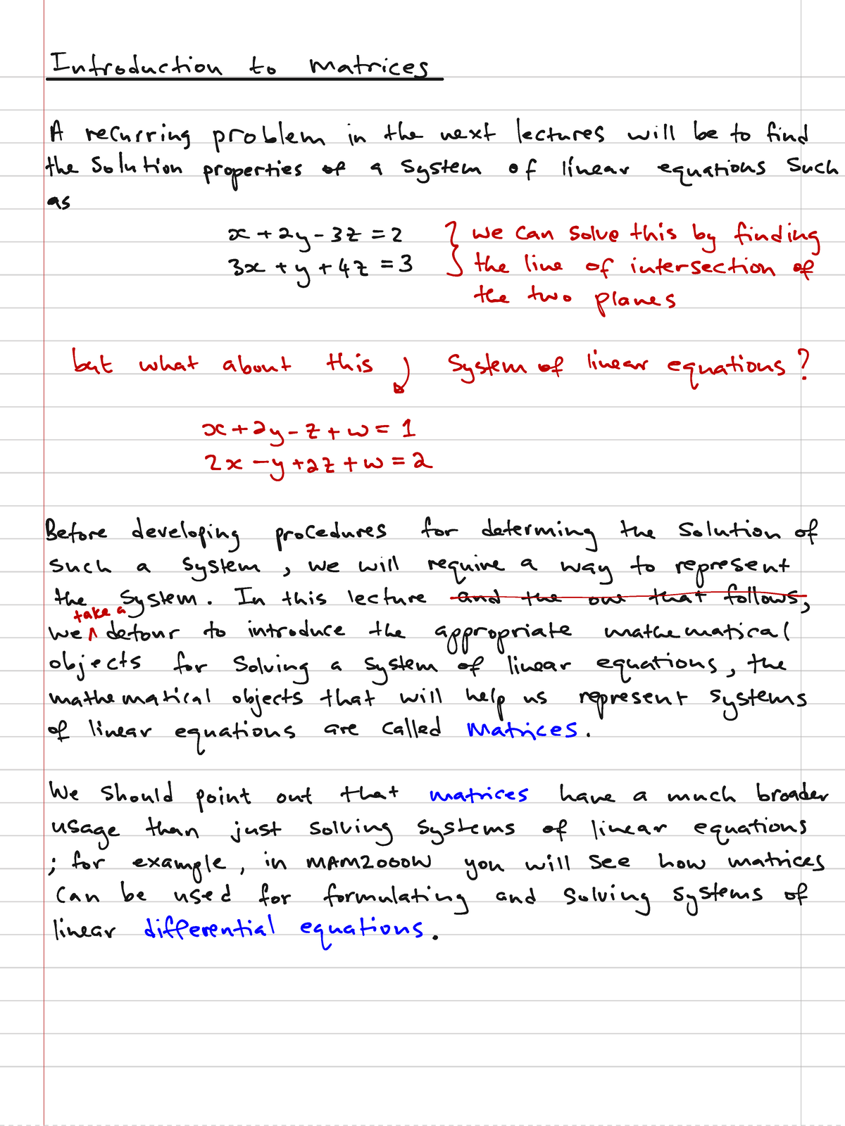 40 Introduction to Matrices - MAM1032S - Studocu
