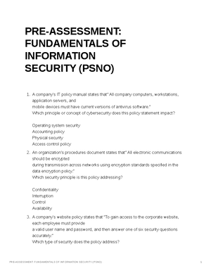 [Solved] Please create 10 scenariobased multiple choice - Fundamentals ...