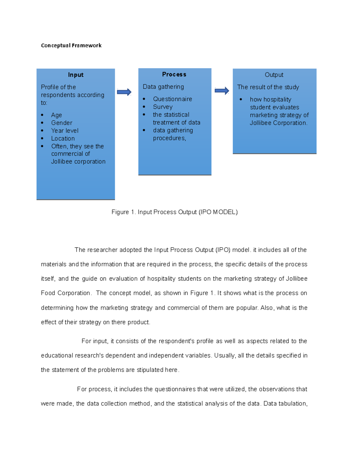 theoretical and conceptual framework in research example qualitative