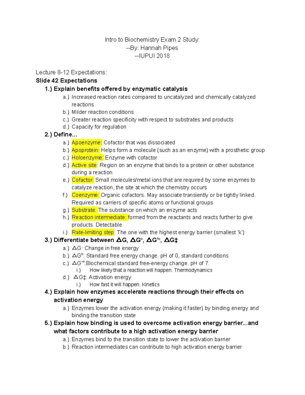 HOW TO STUDY FOR BIOCHEMISTRY EXAM visual data 8
