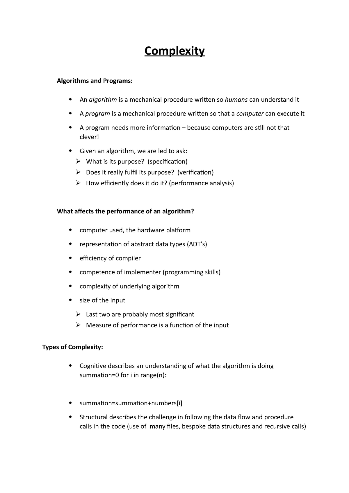 complexity-note-complexity-algorithms-and-programs-an-algorithm-is-a