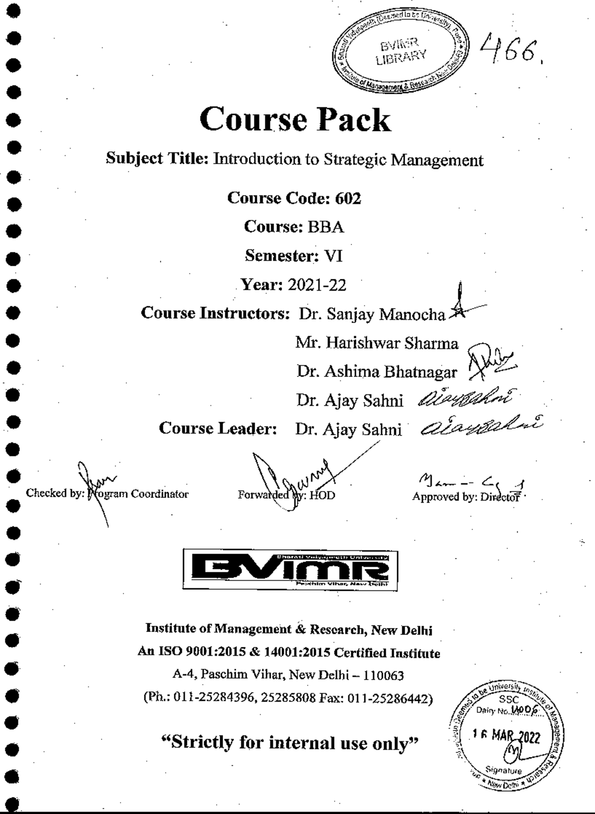Stm c Ourse PACK - Bachelor of Business Administration - Studocu