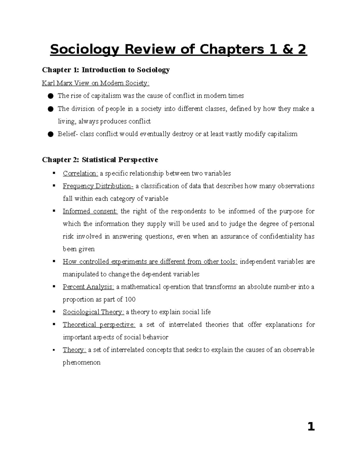 case study revise sociology