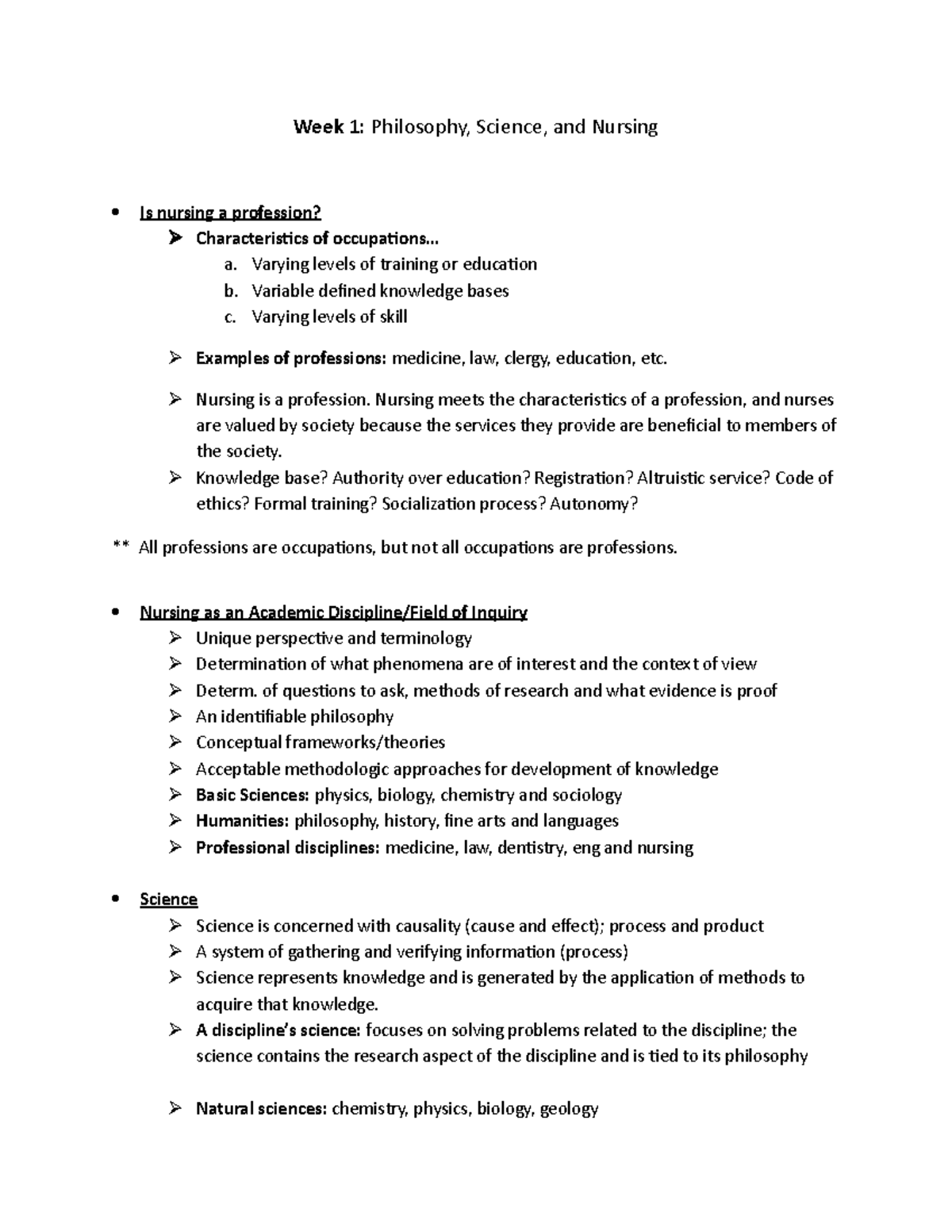 Natural Law Theory In Nursing