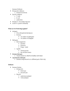 Micro Bio lecture notes 1-4 - BI 234 - Studocu