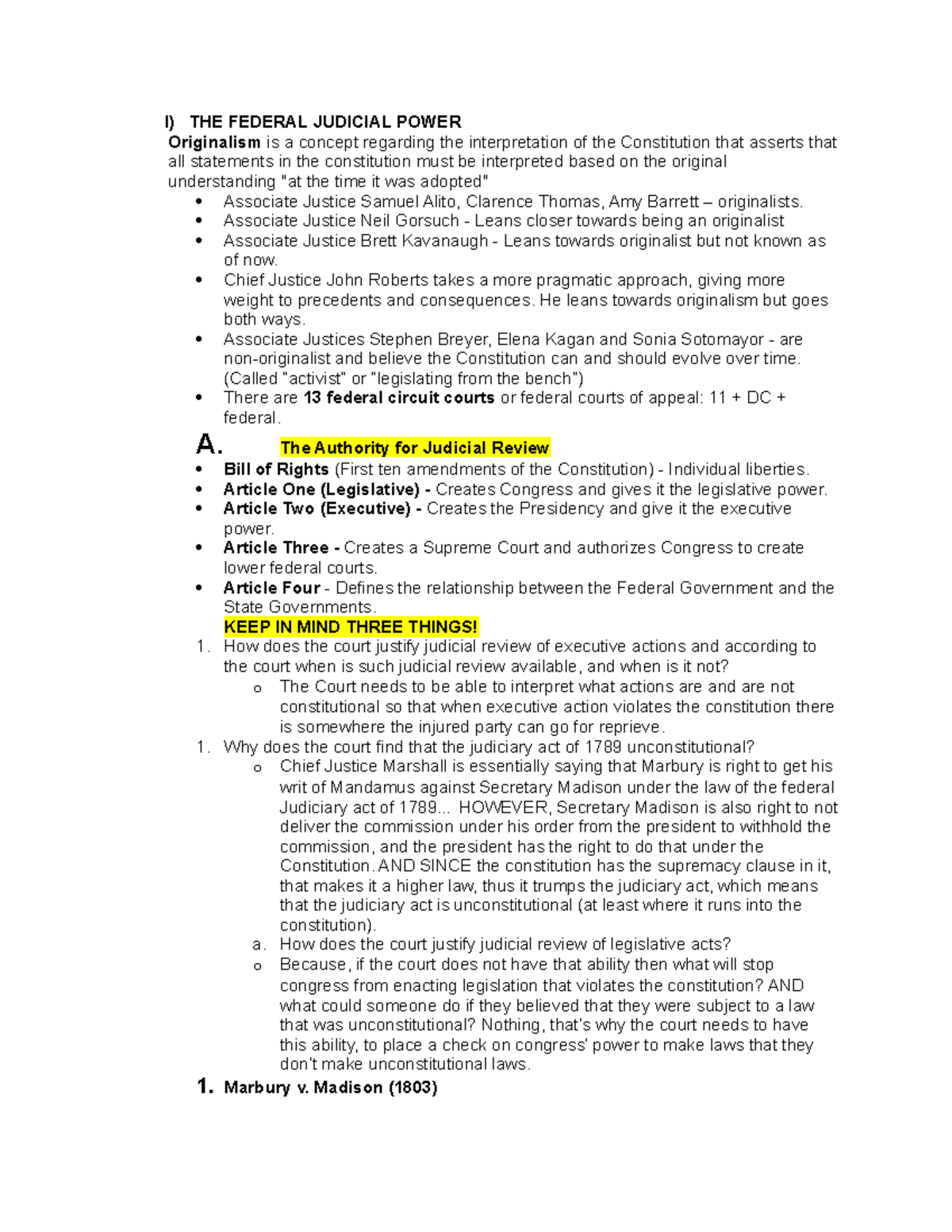 Constitutional Law notes LAW 5302 BU Studocu