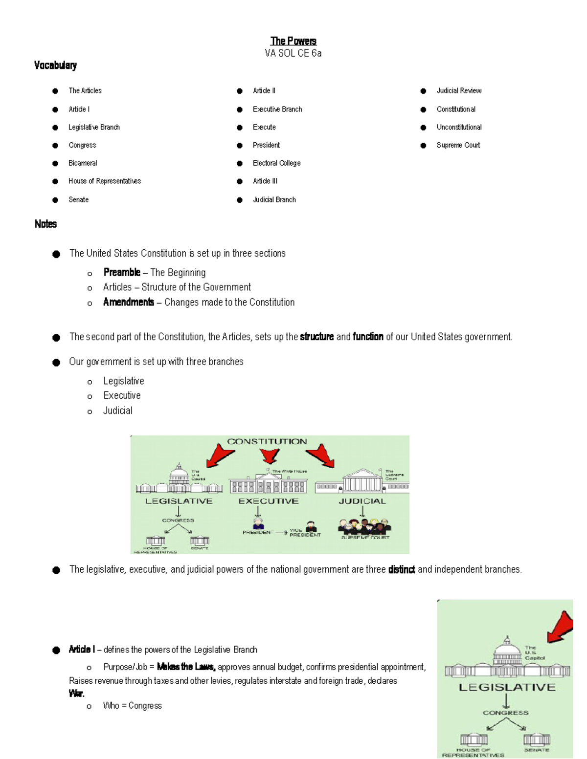 CE+6a-+the+powers+notes+filled+in - The Powers VA SOL CE 6a Vocabulary ...