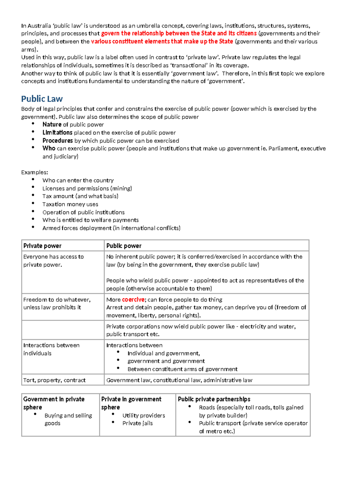 W4 quiz - Summary Public Law and Statutory Interpretation - In ...