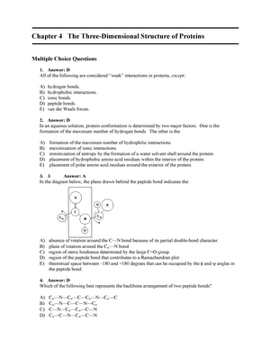 Lehninger Principles Of Biochemistry Test Bank Ch 14pdf - Chapter 14 ...