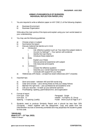 asm401 marketing mix assignment