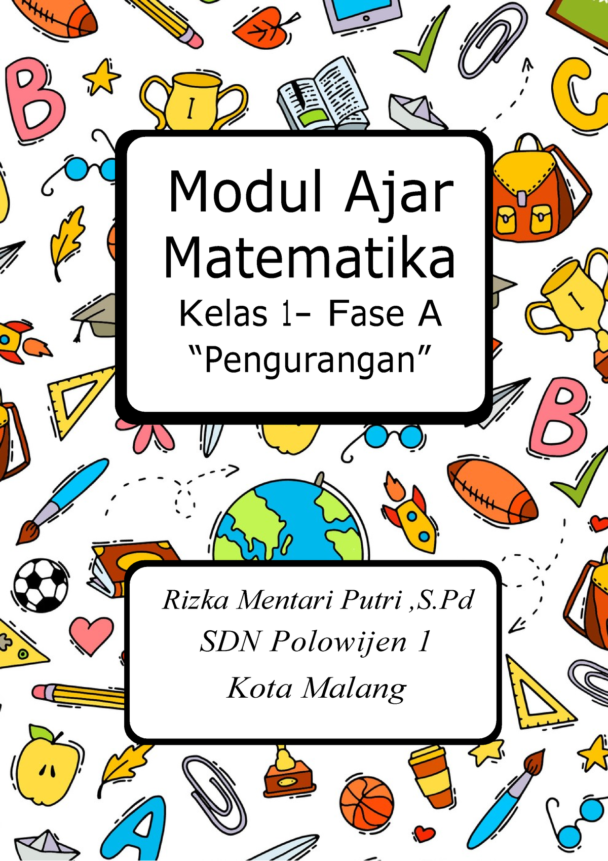 Modul Ajar Matematika Kelas 1- Fase A - Modul Ajar Matematika Kela S 1 ...