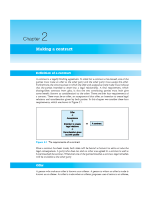 Contract law slides - Lecture notes 789
