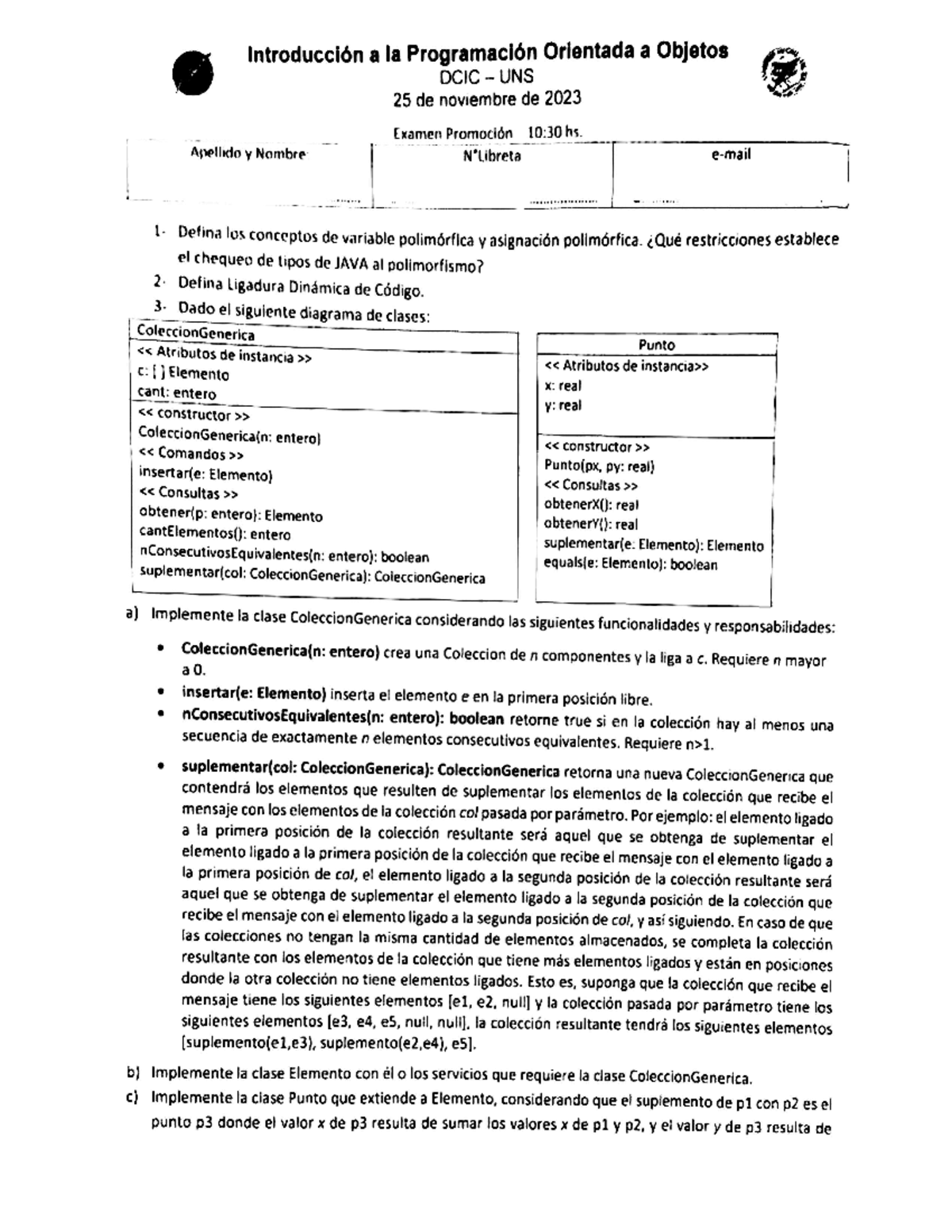 Promocion de Introduccion a la Programacion Orientada a Objetos 2022 ...