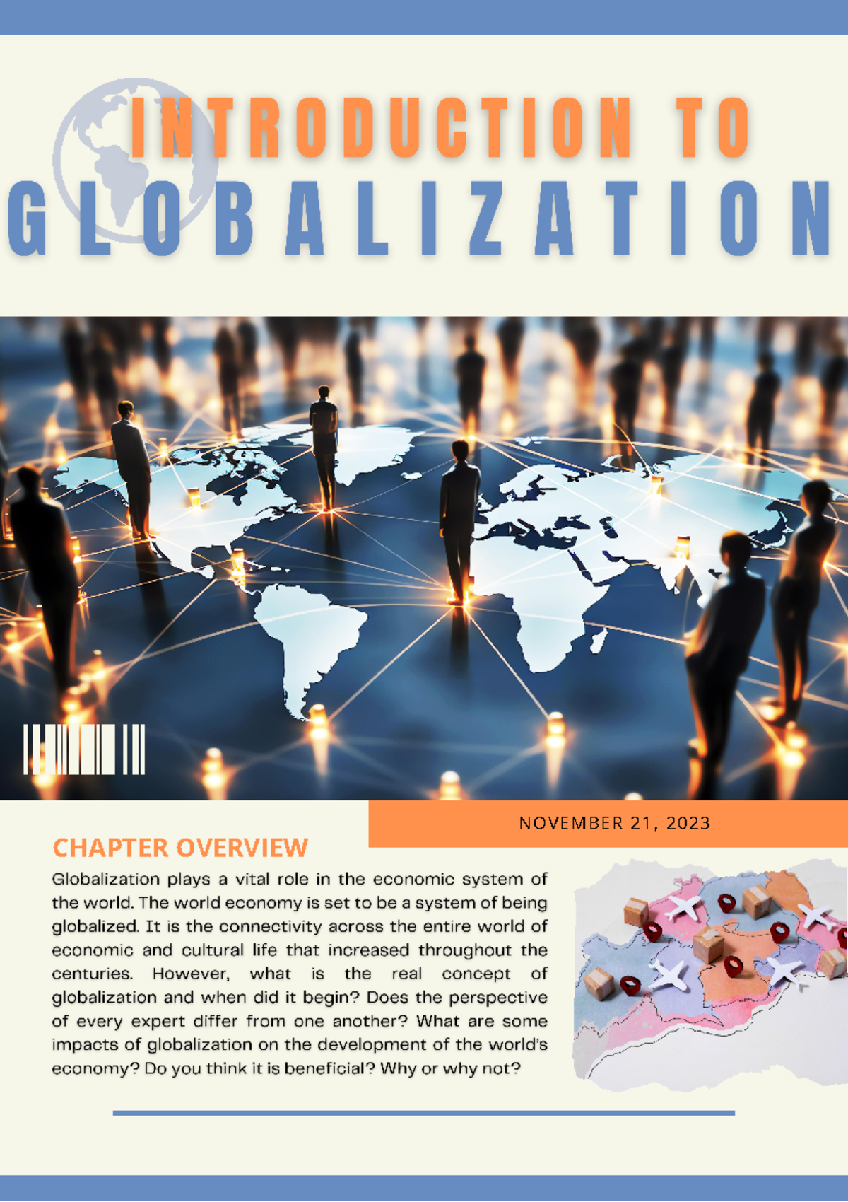 Chapter 1 Group 4 Introduction to Globalization - N O V EMBER 21, 2 0 2 ...