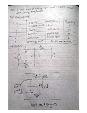 Practice Sheet 1 - ece notes - Basic Electrical and Electronics ...