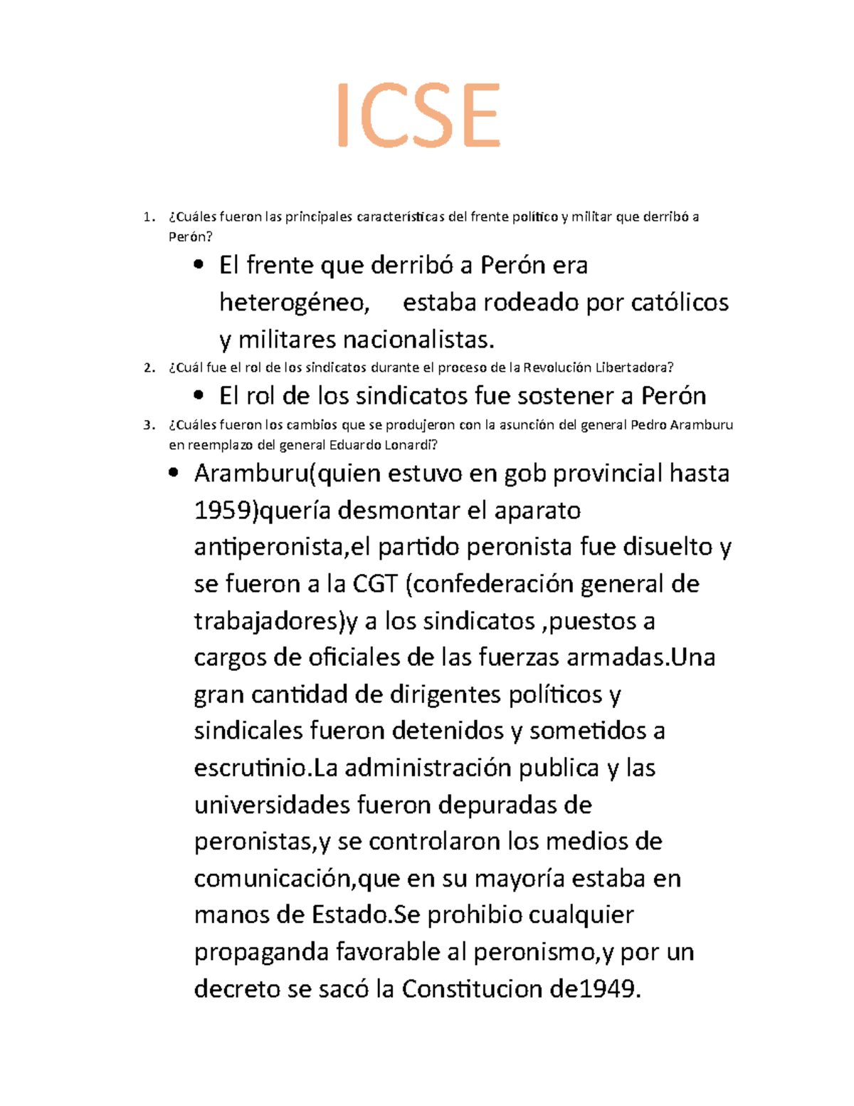 Icse - Ubaxxi - ¿Cuáles Fueron Las Principales Características Del ...