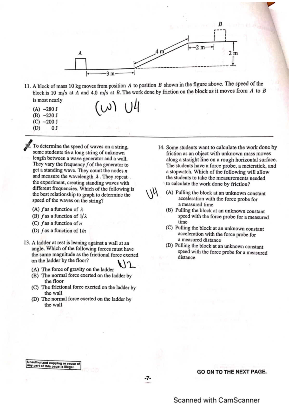 Physics Practice Material 3 - PHY 211 - Studocu