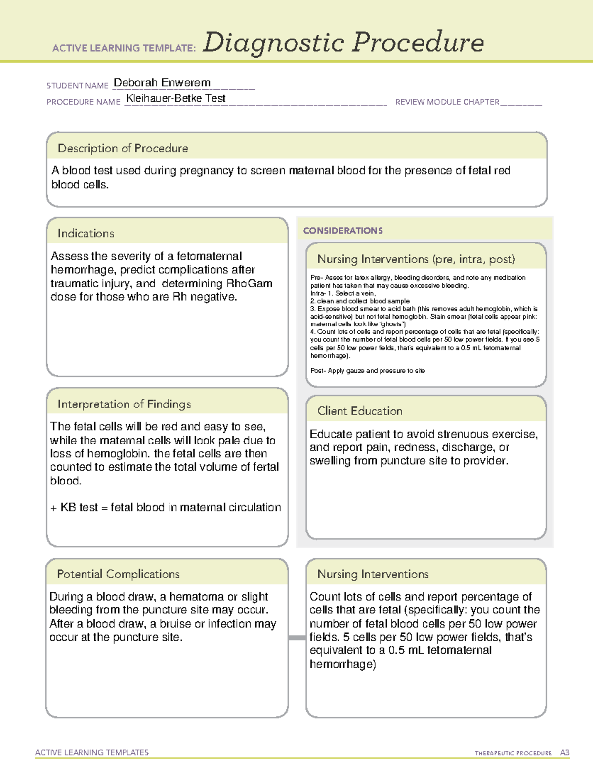 Ati learning template betke test ACTIVE LEARNING TEMPLATES