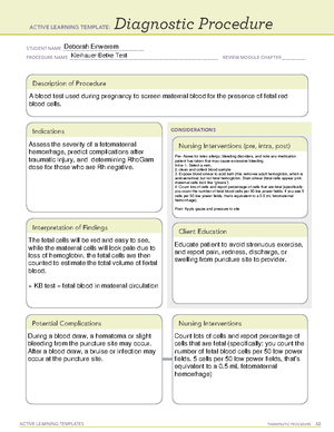 Neonatal Sepsis System Disorders - ACTIVE LEARNING TEMPLATES ...