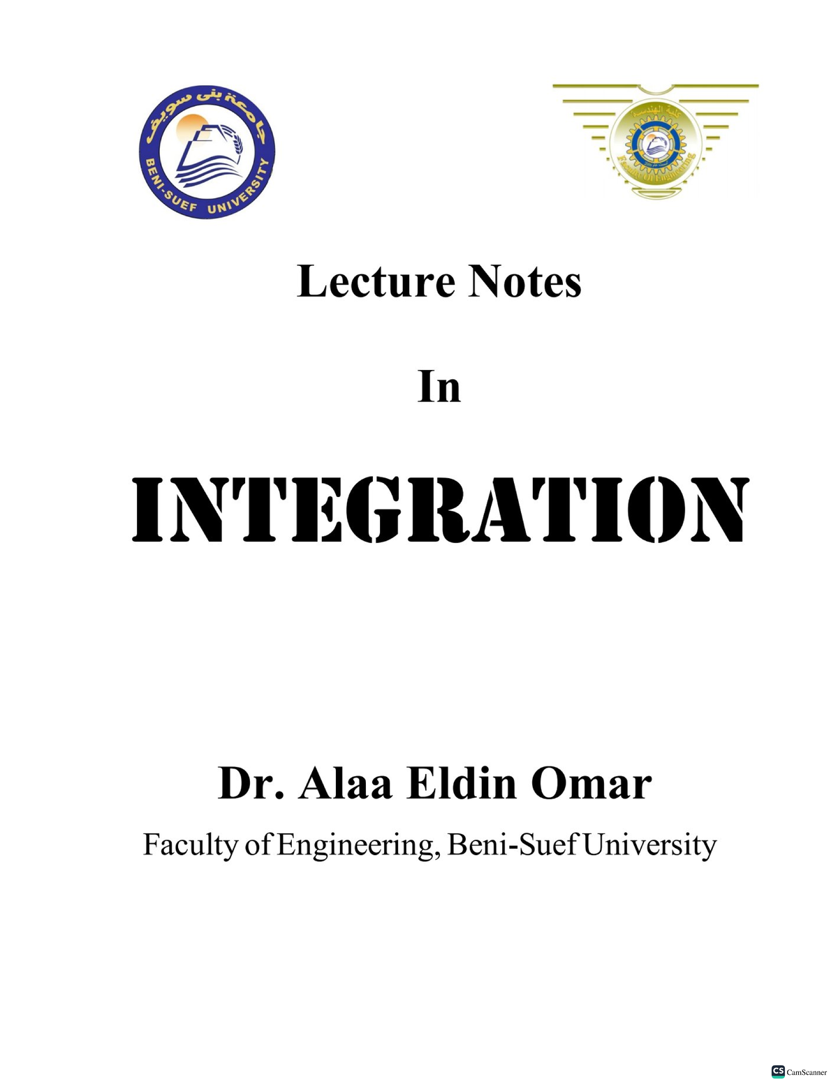 Integration Book Methods of integration - Mathematics 1 - Studocu