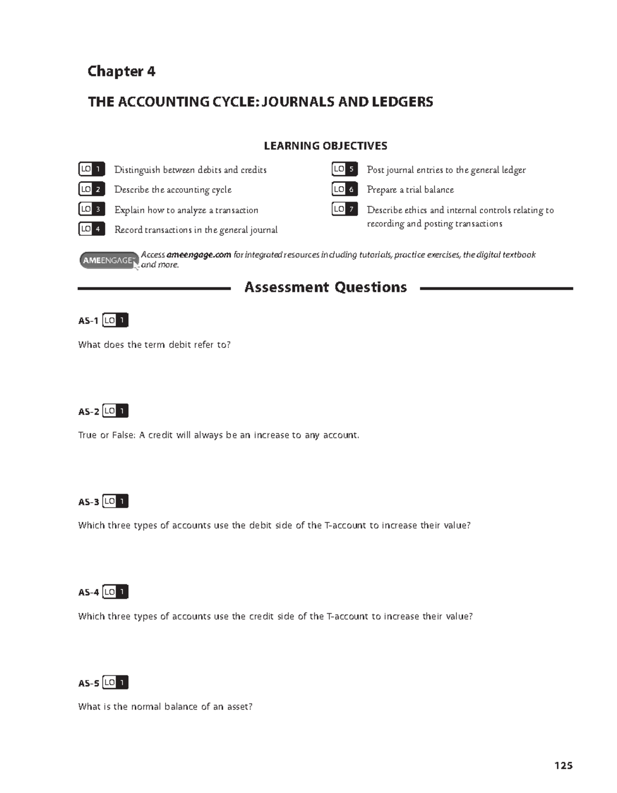 Kap 1 5th workbook se ch 4 - Chapter 4 THE ACCOUNTING CYCLE: JOURNALS ...