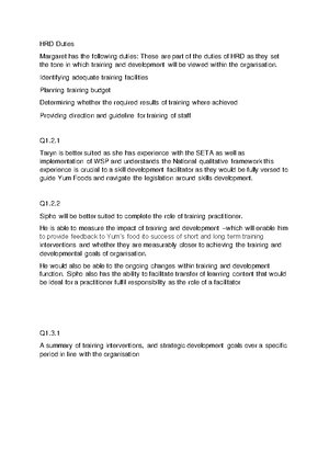 Training Plan Development - Training manager can source and arrange the ...