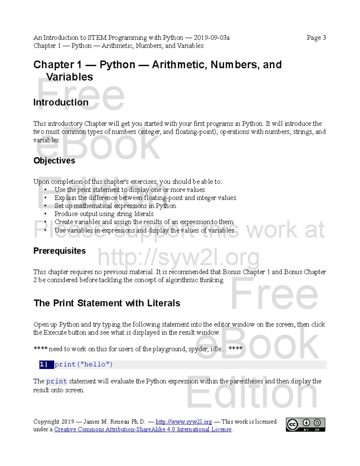 Stempython FREE C1 - .... - Free eBook Edition Free eBook Edition ...
