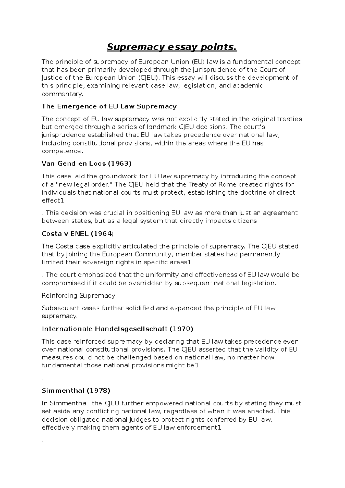 Supremacy potential essay points - Supremacy essay points. The ...