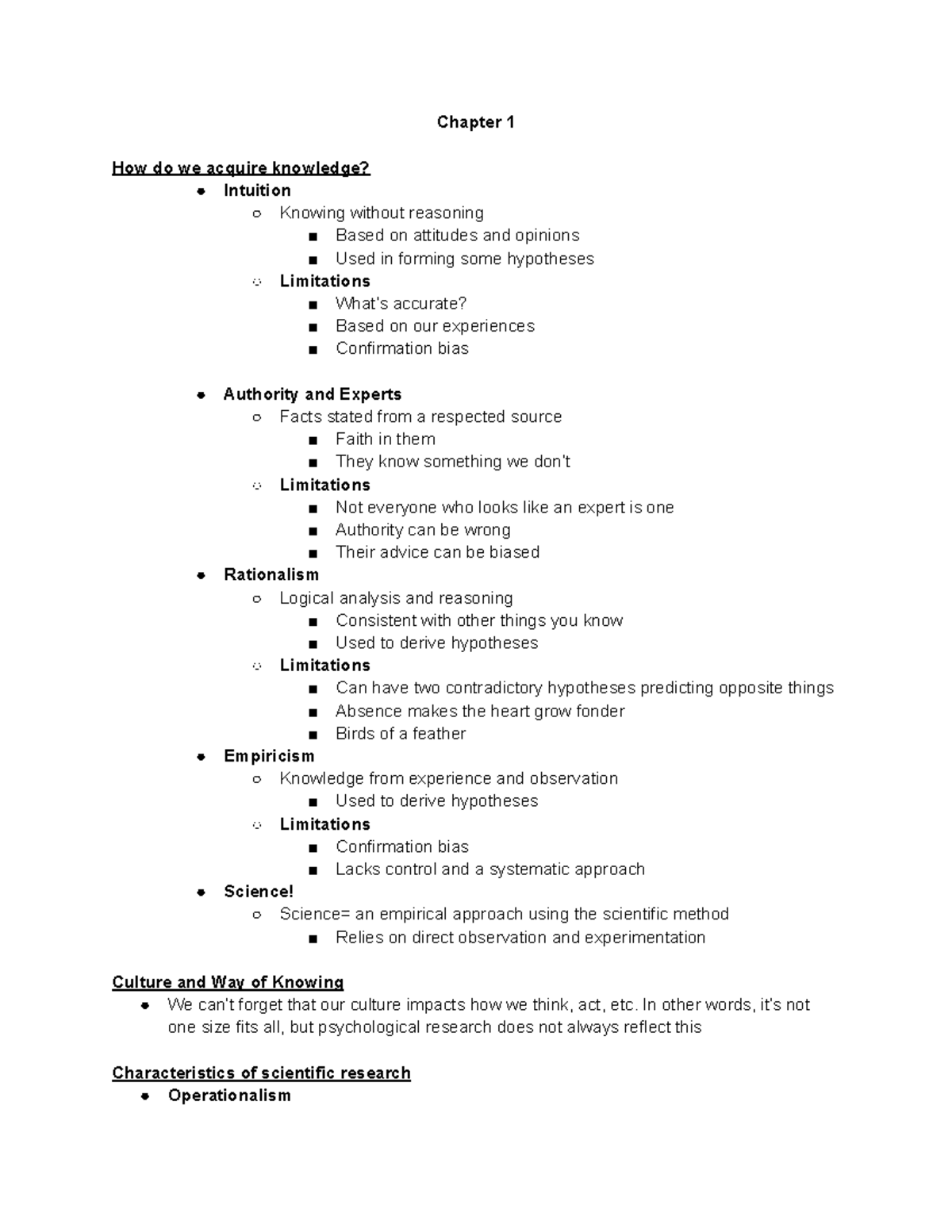 Psych Foundations Of Research Methods Stats Chapter 1 How Do We Psych Foundations Of Research Methods Stats Chapter 1 How Do We