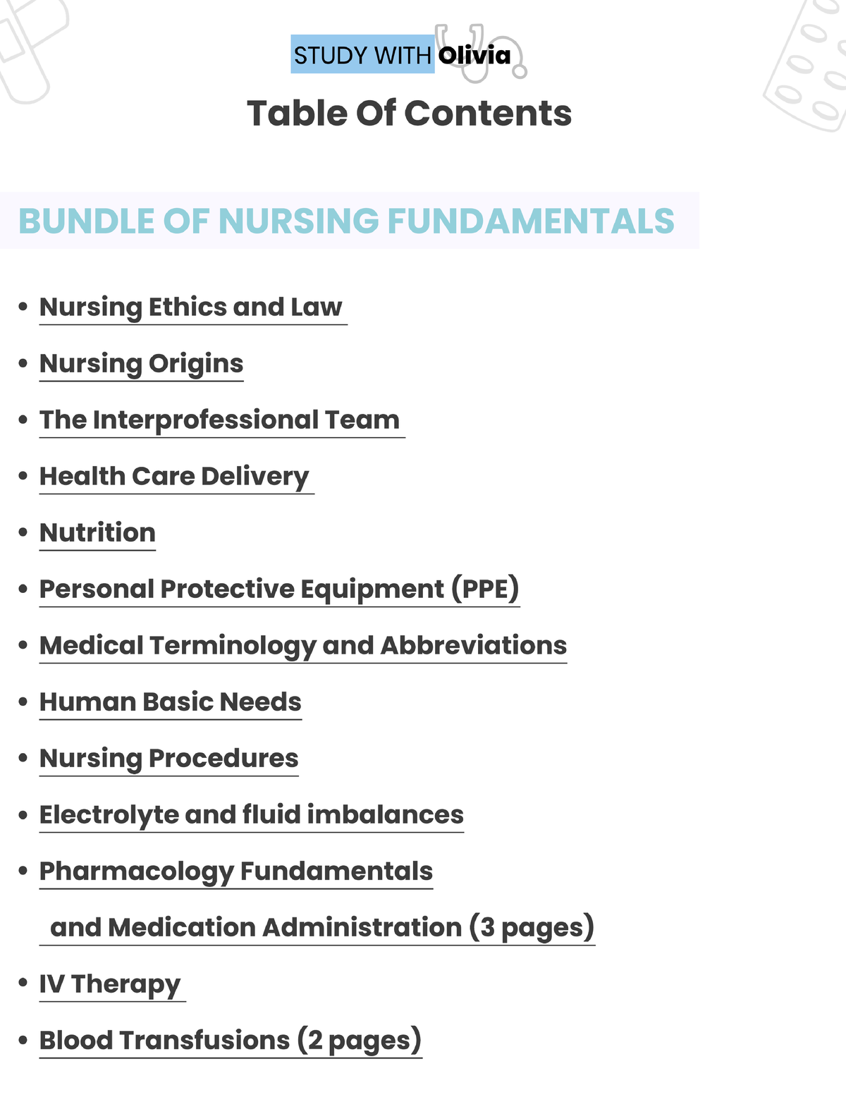 Ultimate Nursing School Bundle 2.0 – The Nurse Sam