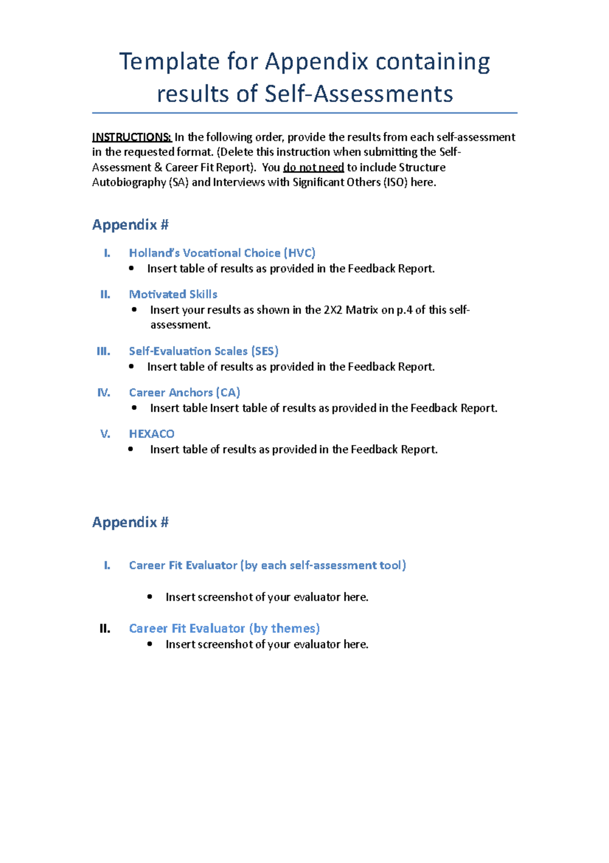 Appendix Template for SACF Report T1 2022 - Template for Appendix ...