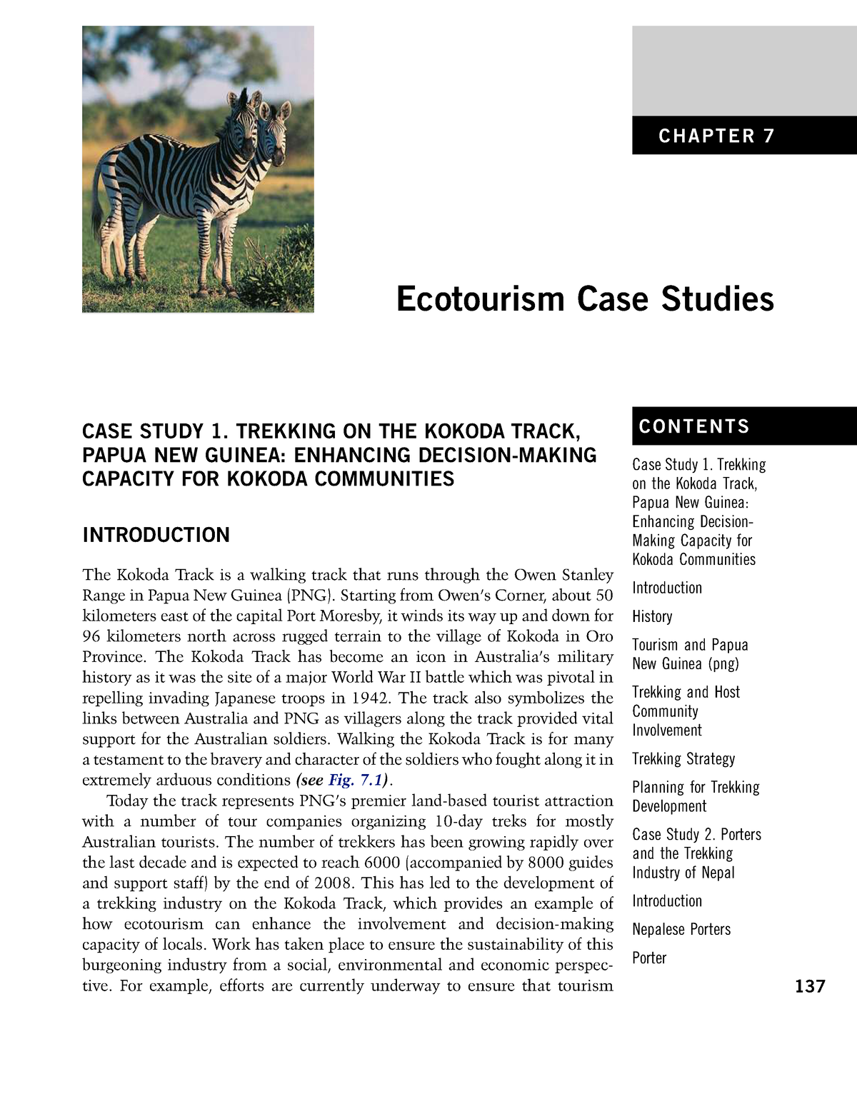 ecotourism case study