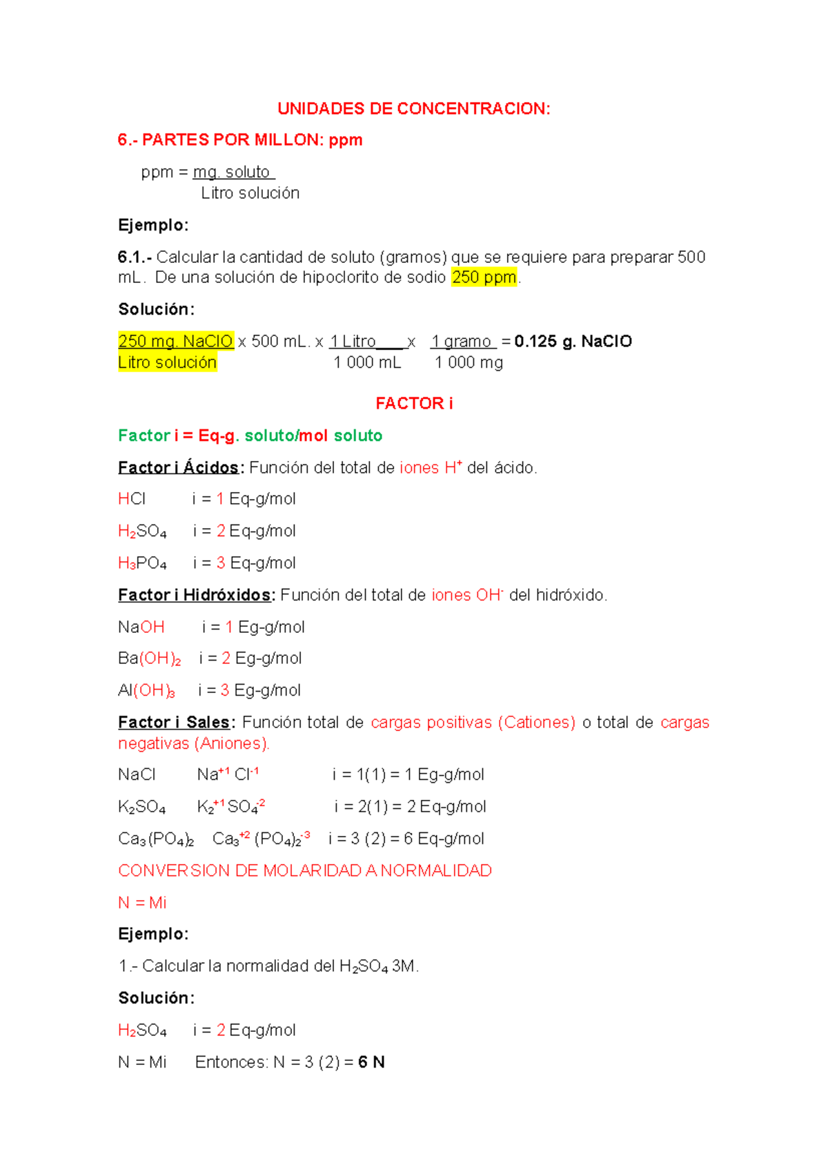 Ppm Factor I Titulacion Quimica General UPAO Studocu
